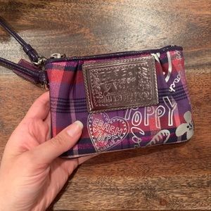 ❌SOLD❌ Coach Poppy Wristlet!!